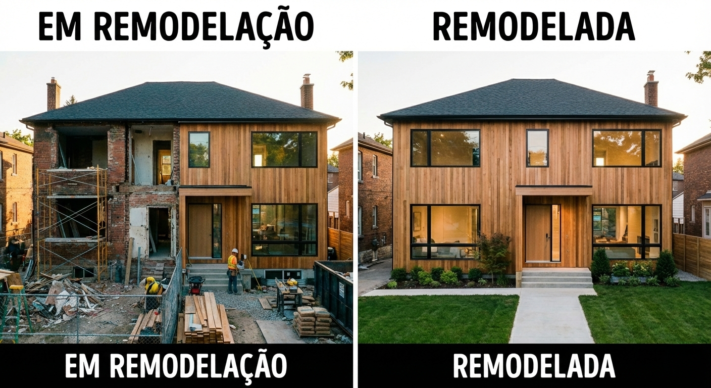 Obra de reabilitação e remodelação